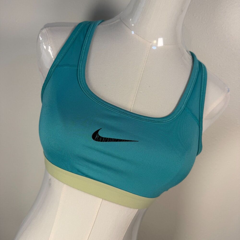 Nike Dri-FIT Sports Bra Women’s Teal Racerback Light Support Size S